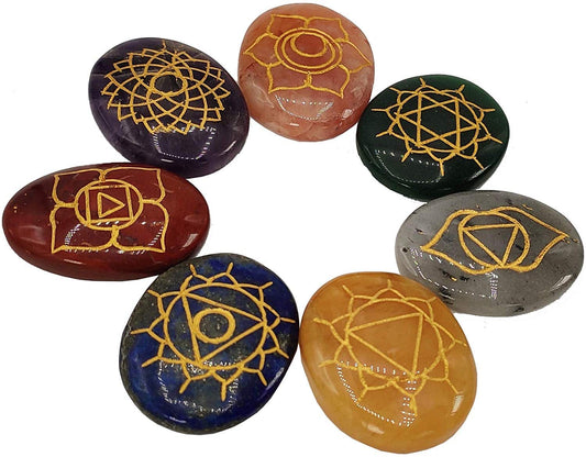 7 Chakra Reiki Set – Healing Crystals for Chakra Balancing, Energy Alignment, and Spiritual Growth #7ChakraSet #ReikiHealing #ChakraBalancing #EnergyCrystals #SpiritualWellness