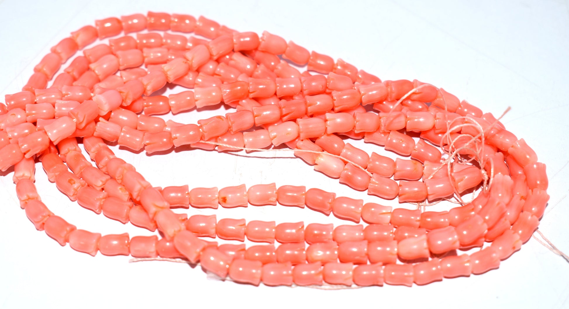 A beautiful strand of coral tulip-shaped beads, perfect for unique and elegant jewelry designs.
#CoralBeads #TulipBeads #GemstoneJewelry #NaturalGemstones #ElegantStyle #UniqueJewelry #BeadedDesigns #LuxuryJewelry #StatementJewelry






